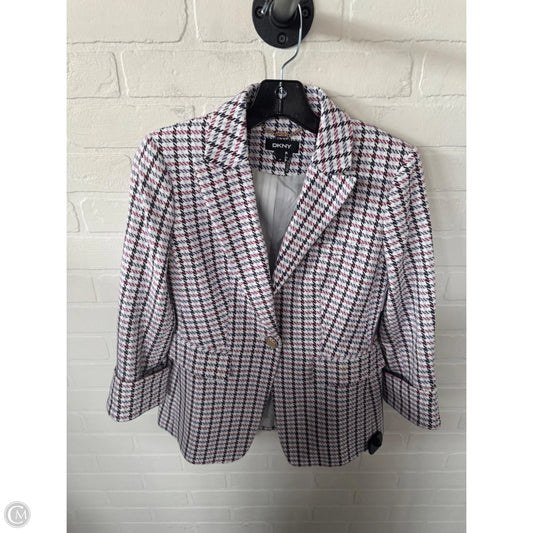 Blazer By Dkny In Purple & White, Size: Sp