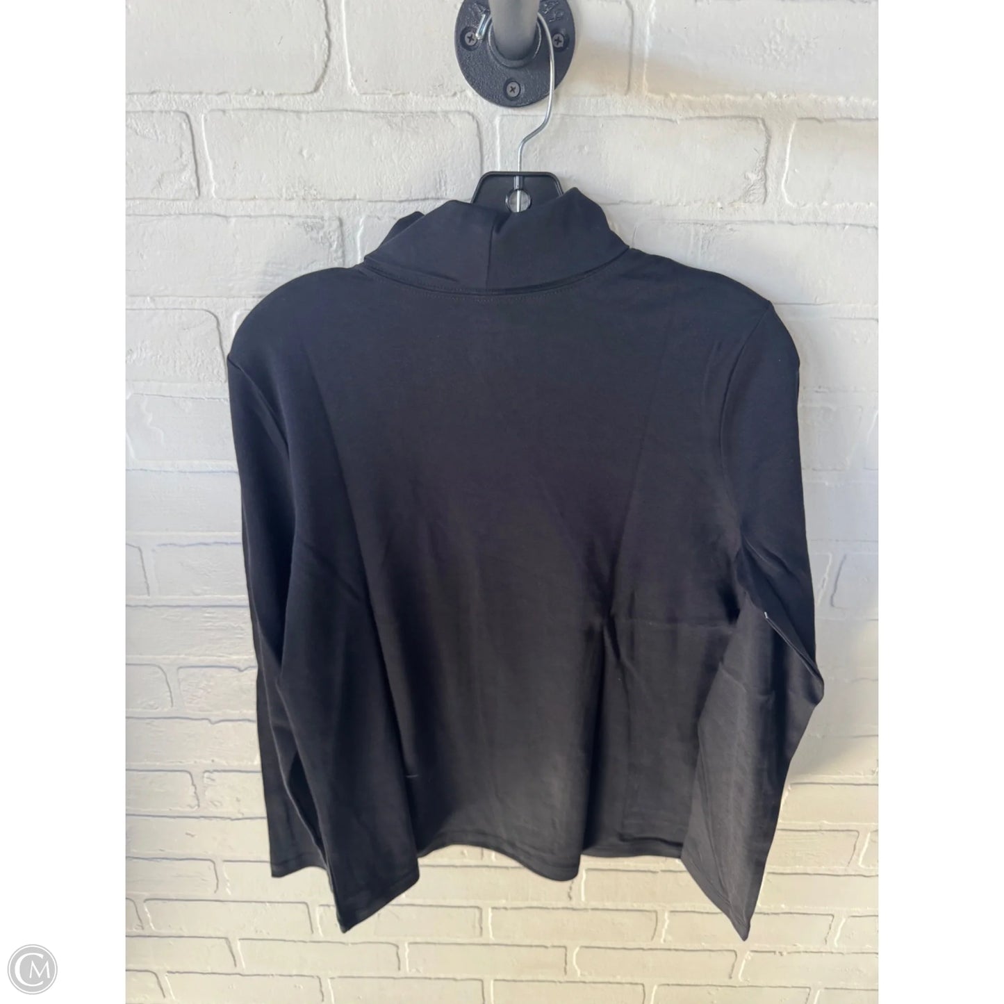 Top Long Sleeve Basic By L.l. Bean In Black, Size: M