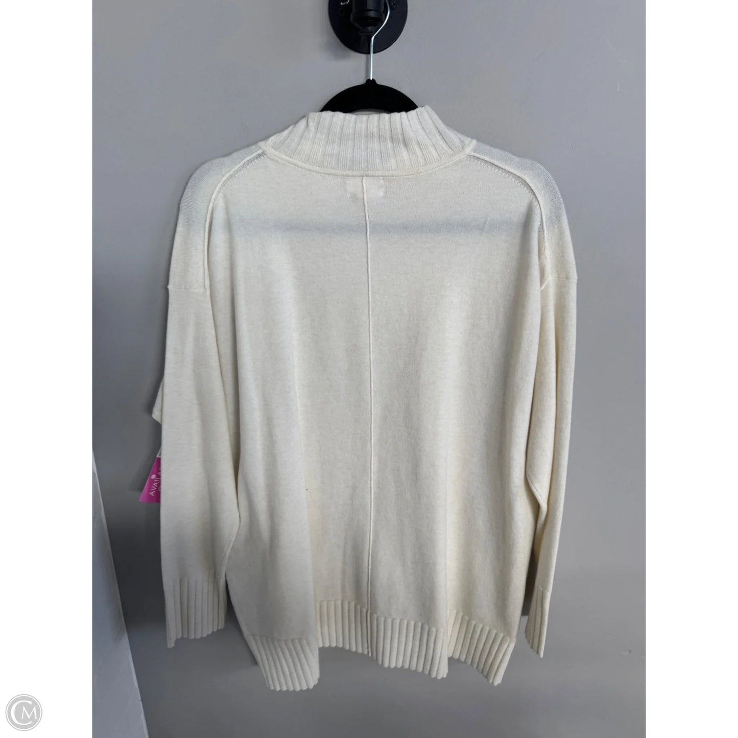 Sweater By Caslon In Cream, Size: Xl