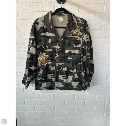 Jacket Denim By Ellison In Camouflage Print, Size: S