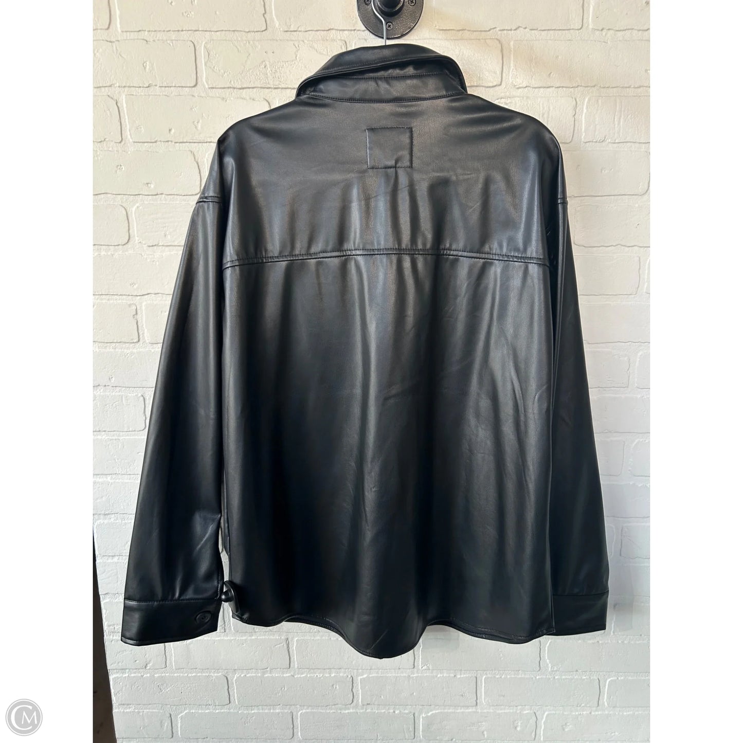 Jacket Shirt By Thread And Supply In Black, Size: L