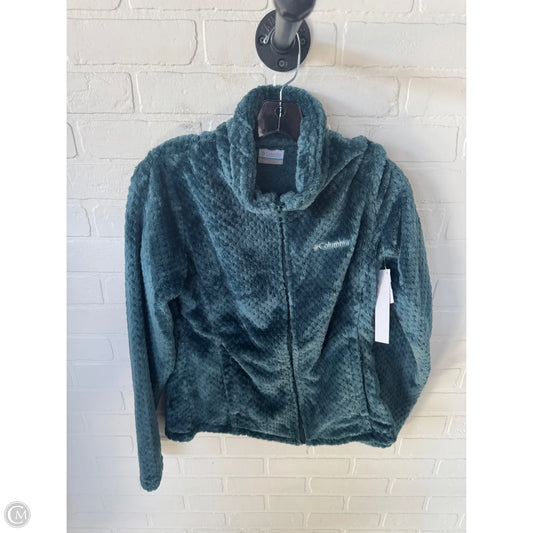 Jacket Fleece By Columbia In Green, Size: M
