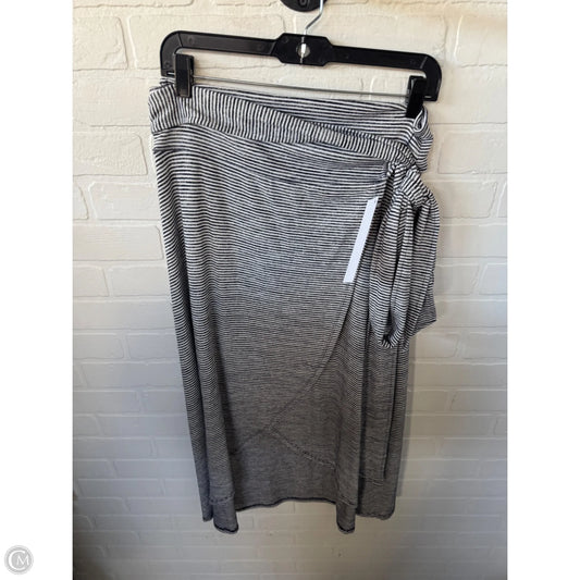 Skirt Midi By Gap In Blue & White, Size: M