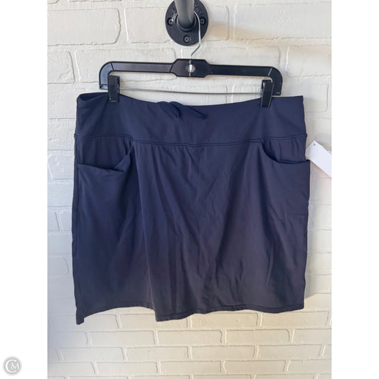 Athletic Skort By Clothes Mentor In Navy, Size: 18