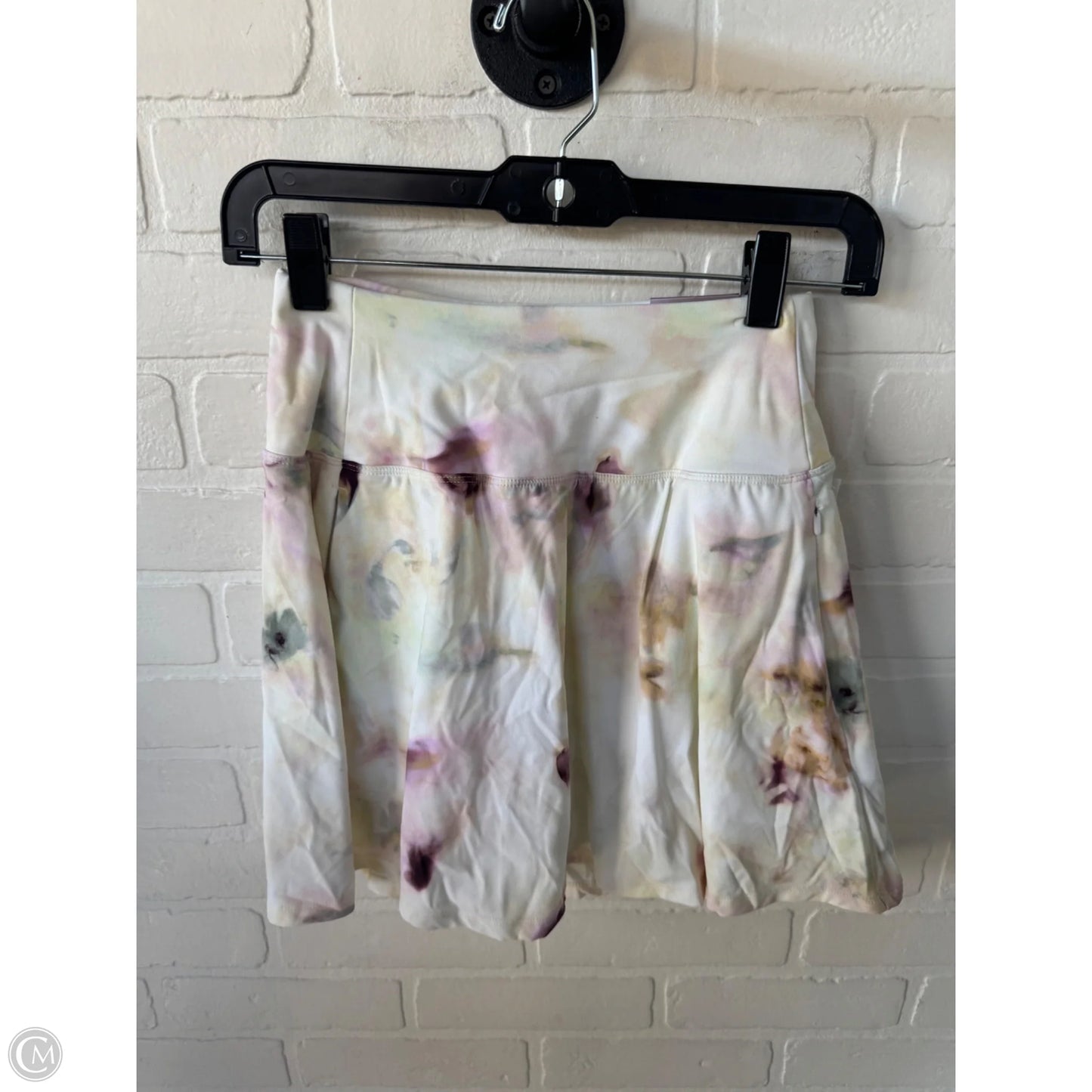 Athletic Skort By Calia In Cream & Pink, Size: 0