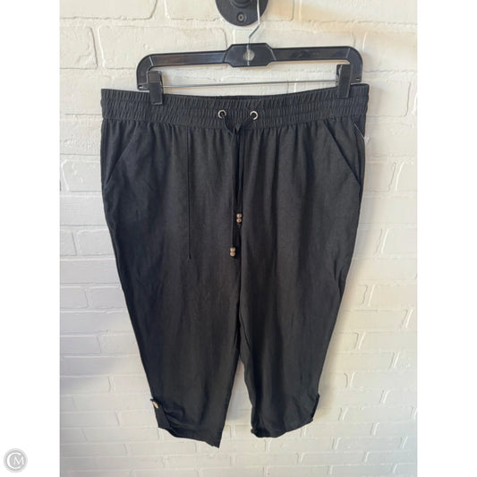 Pants Cropped By Jules & Leopold In Black, Size: 12