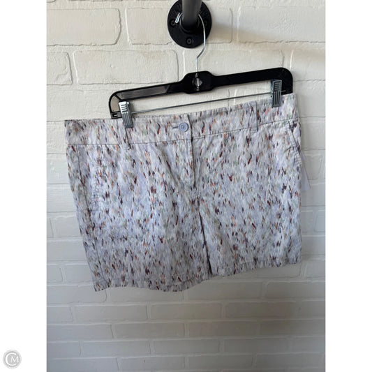 Shorts By Loft In Purple & White, Size: 10