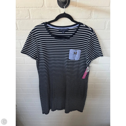 Dress Casual Short By Tommy Hilfiger In Blue & White, Size: Xl