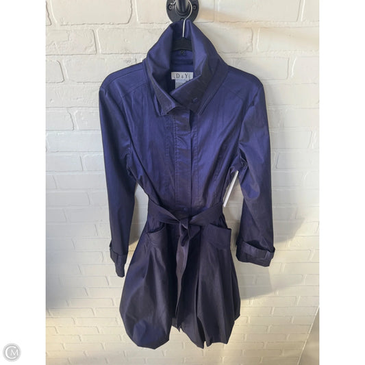 Coat Trench Coat By David And Young In Blue, Size: M