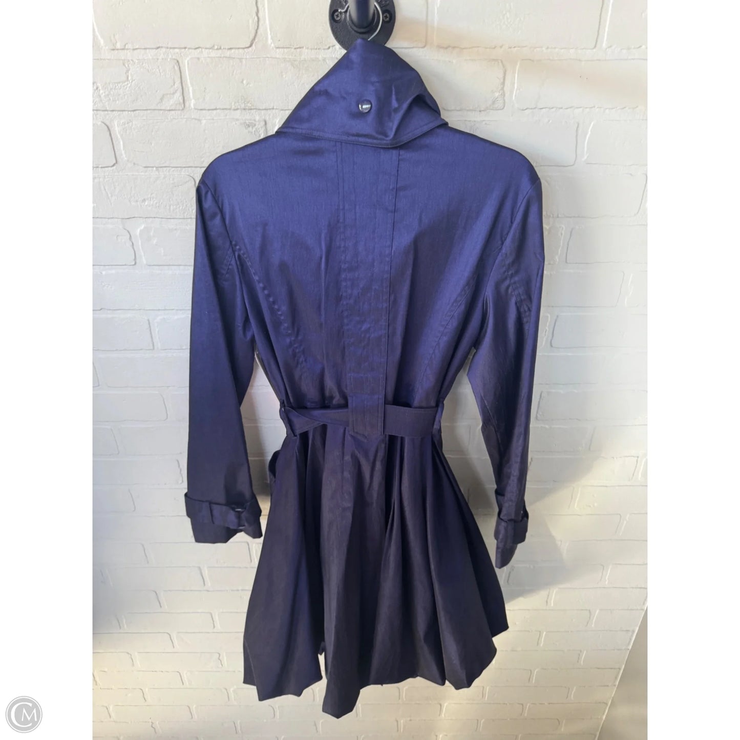 Coat Trench Coat By David And Young In Blue, Size: M