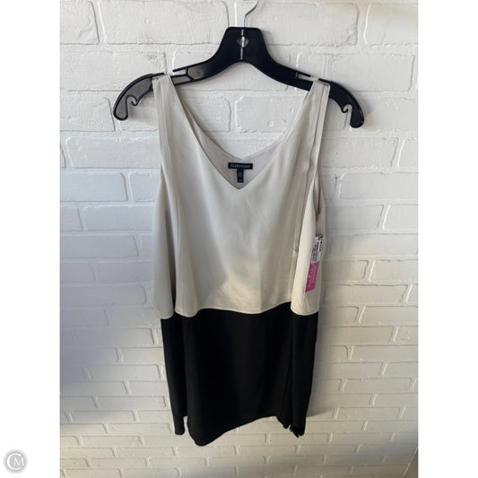 Dress Work By Eileen Fisher In Black & Cream, Size: M