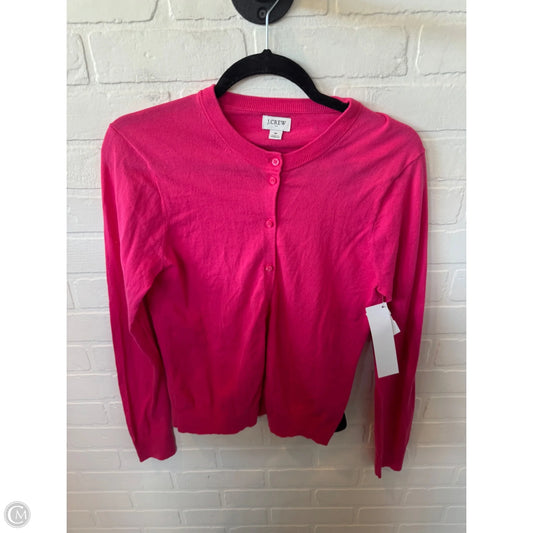 Sweater Cardigan By J. Crew In Pink, Size: M