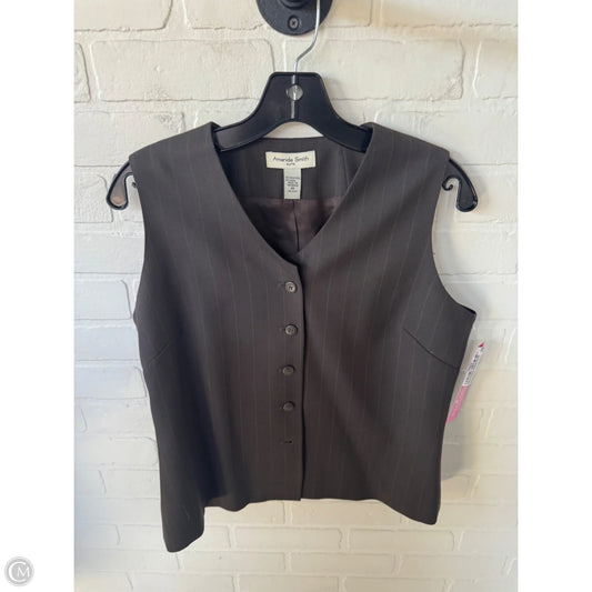 Vest Other By Amanda Smith In Brown & Tan, Size: L