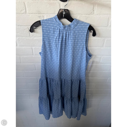 Dress Casual Short By Calvin Klein In Blue, Size: S