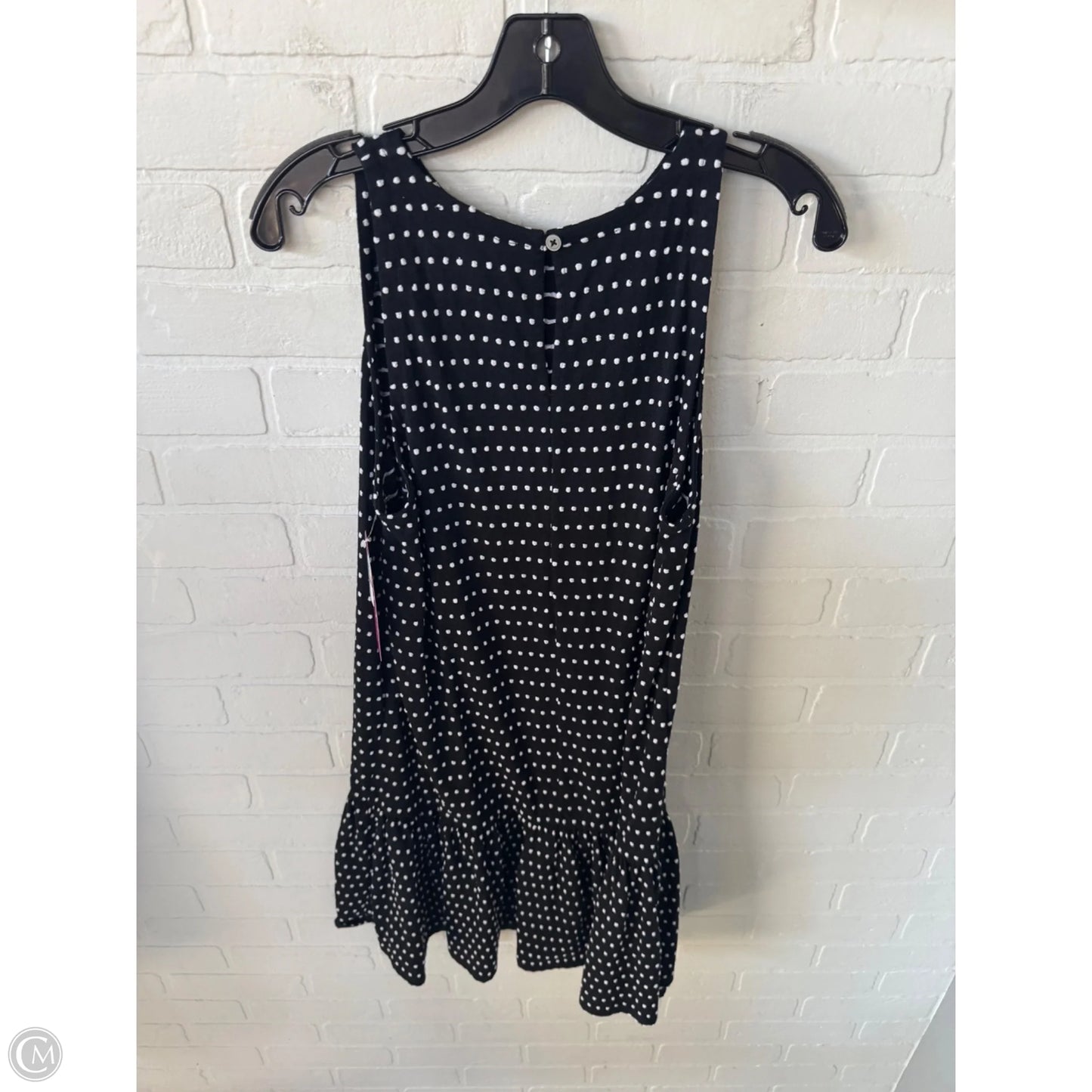 Dress Work By Loft In Black & White, Size: S
