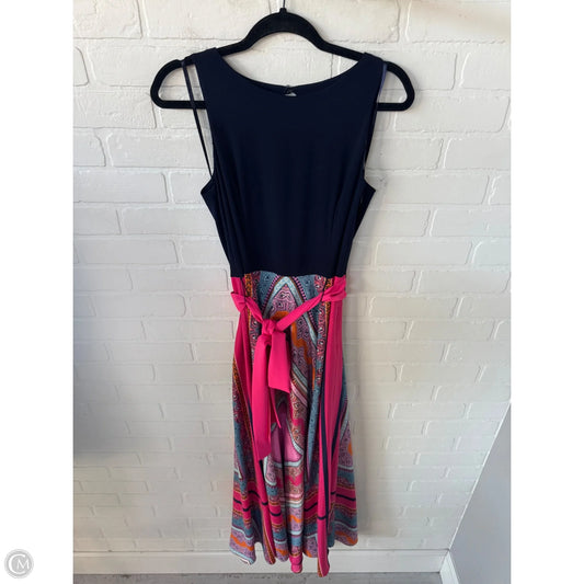 Dress Party Long By Eliza J In Blue & Pink, Size: M