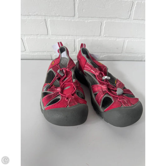 Sandals Sport By Keen In Grey & Red, Size: 9.5