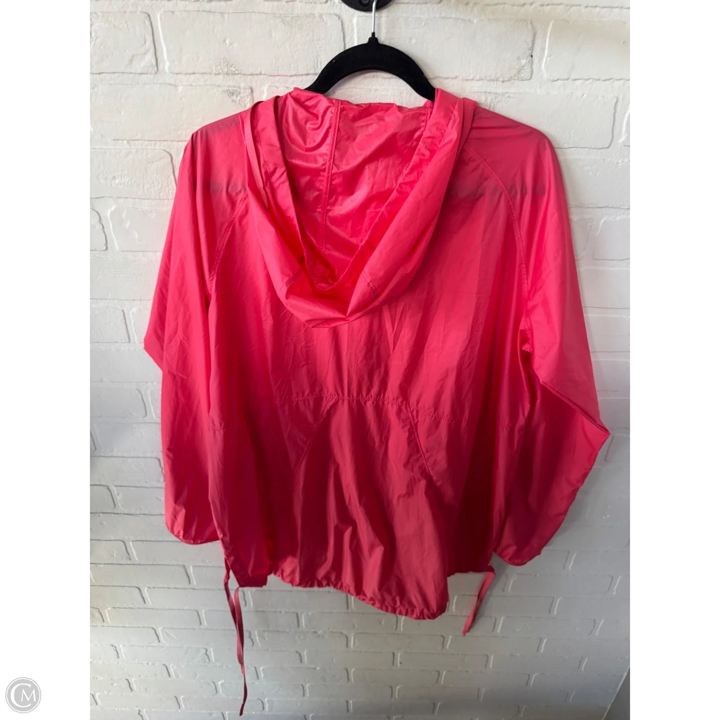 Jacket Windbreaker By Under Armour In Pink, Size: L