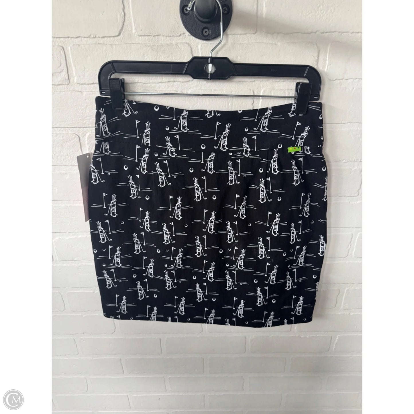 Athletic Skort By Clothes Mentor In Black & White, Size: 8