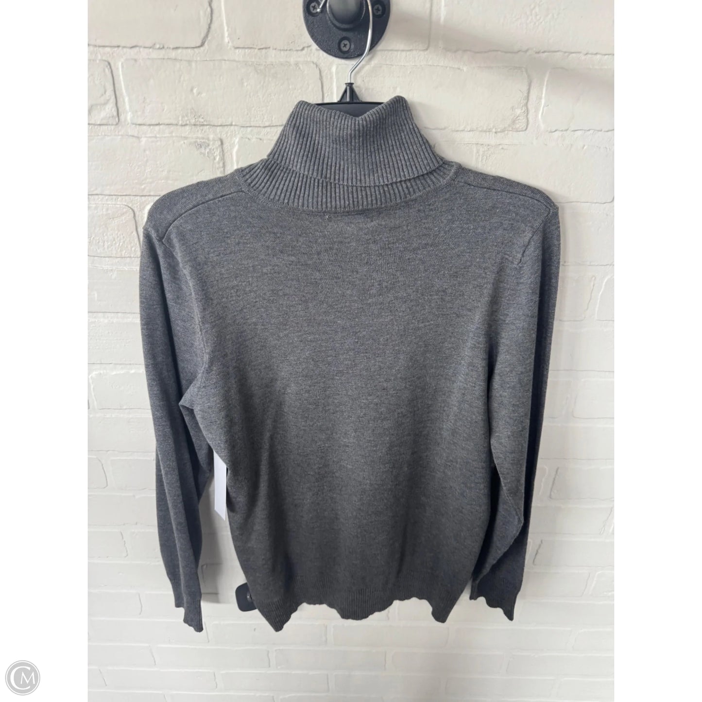 Sweater By Joseph A. In Grey, Size: L