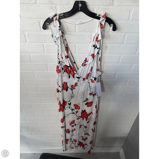 Dress Casual Maxi By Favlux In Red & White, Size: L