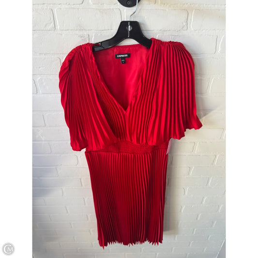 Dress Party Midi By Express Design Studio In Red, Size: M