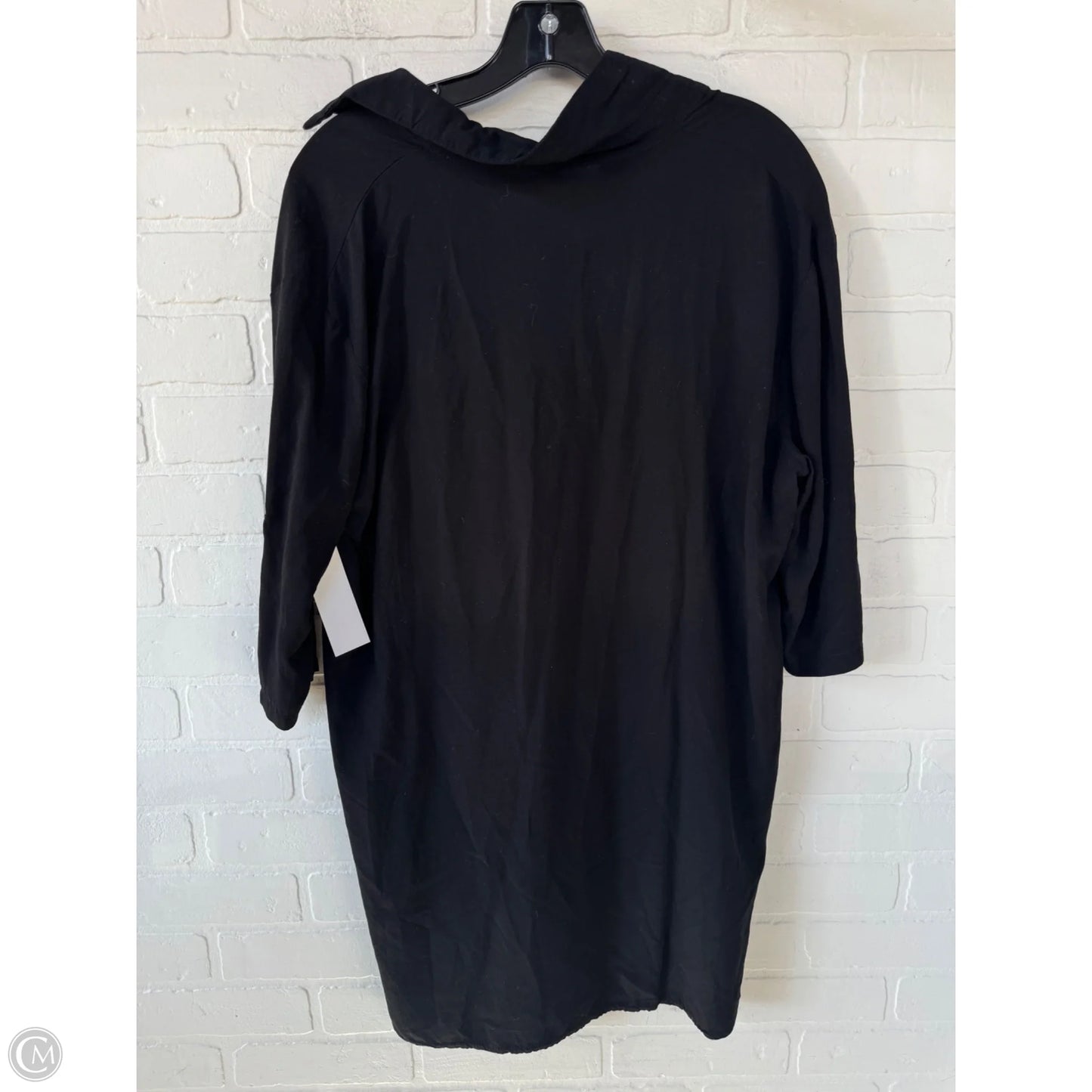 Blouse Long Sleeve By Ekouaer In Black, Size: M