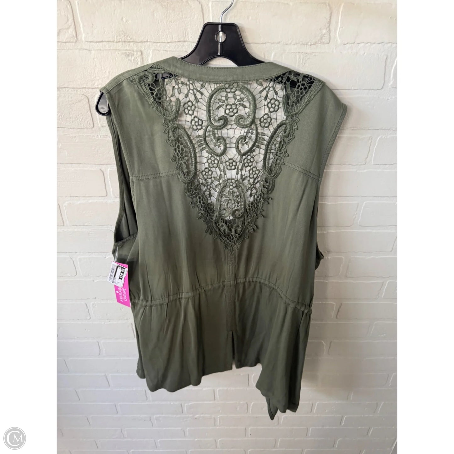 Vest Other By Maurices In Green, Size: 2x