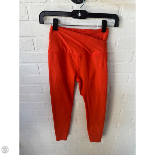 Athletic Capris By Beyond Yoga In Orange, Size: 0
