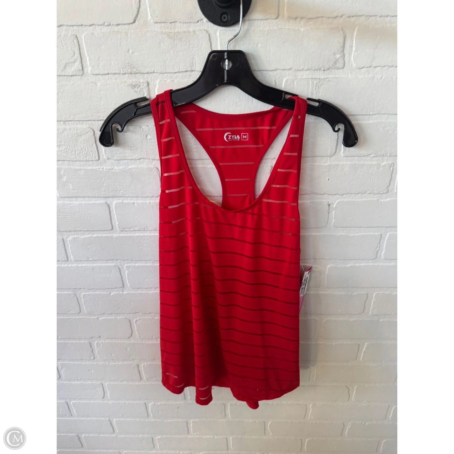 Athletic Tank Top By Zyia In Red, Size: M