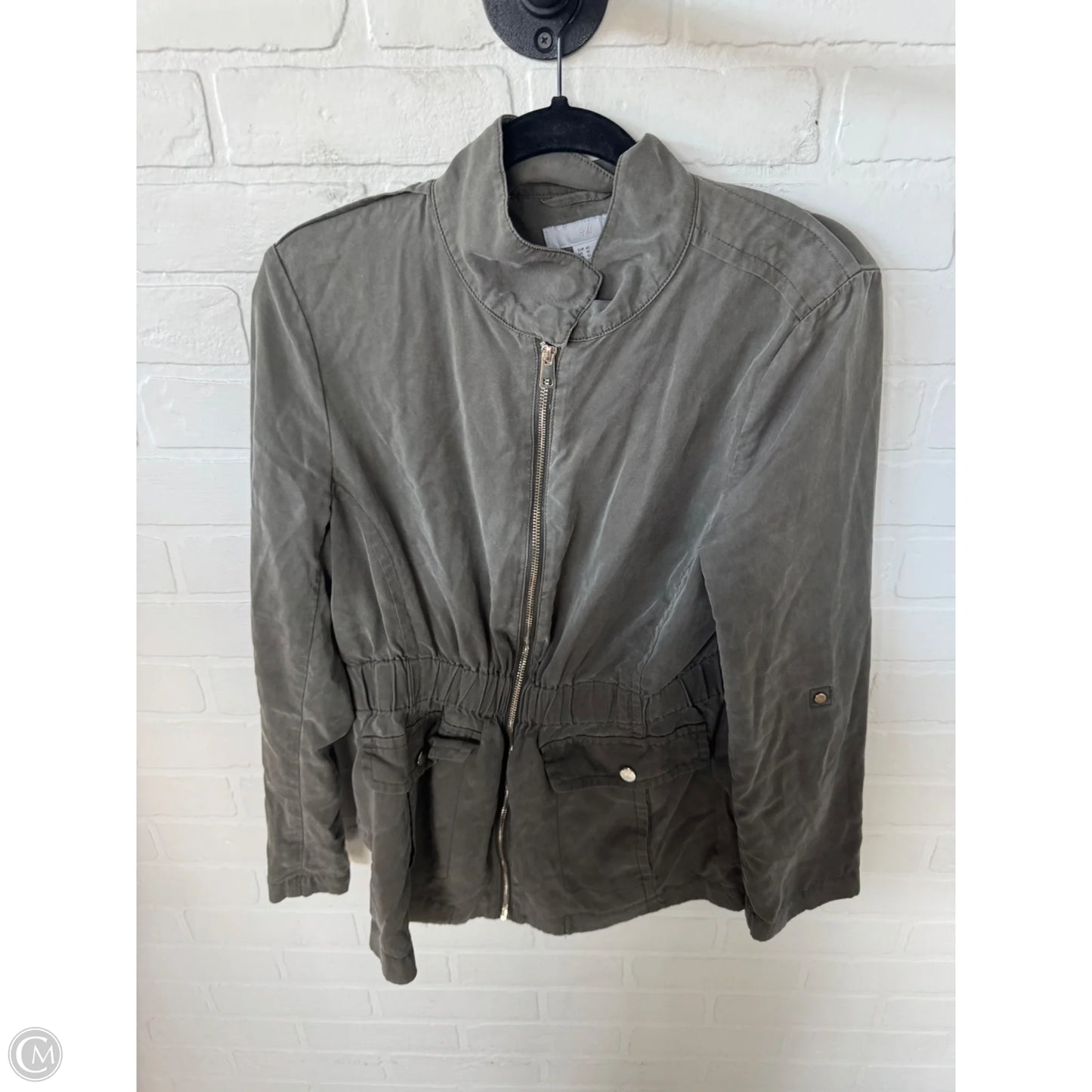 Jacket Utility By H&m In Green, Size: M