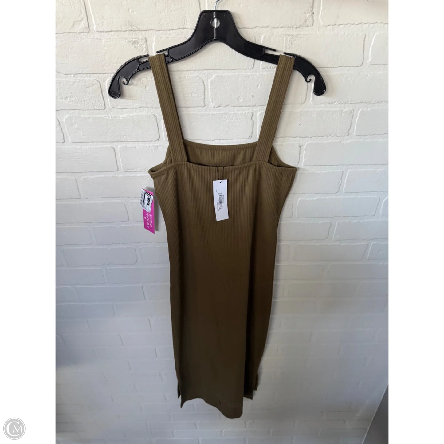 Dress Casual Midi By The Drop In Green, Size: S