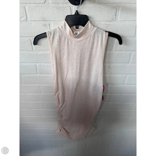 Athletic Dress By Fabletics In Cream & Pink, Size: M