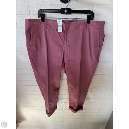 Pants Chinos & Khakis By Lane Bryant In Pink, Size: 16