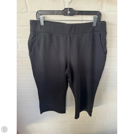 Pants Cropped By D&co. In Black, Size: 12p