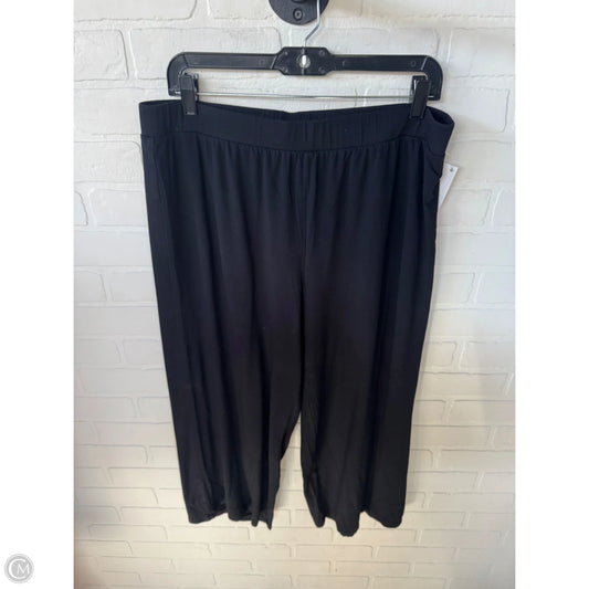 Pants Cropped By Logo In Black, Size: 12