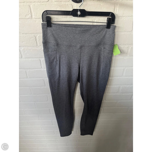 Athletic Leggings By Jockey In Grey, Size: 8