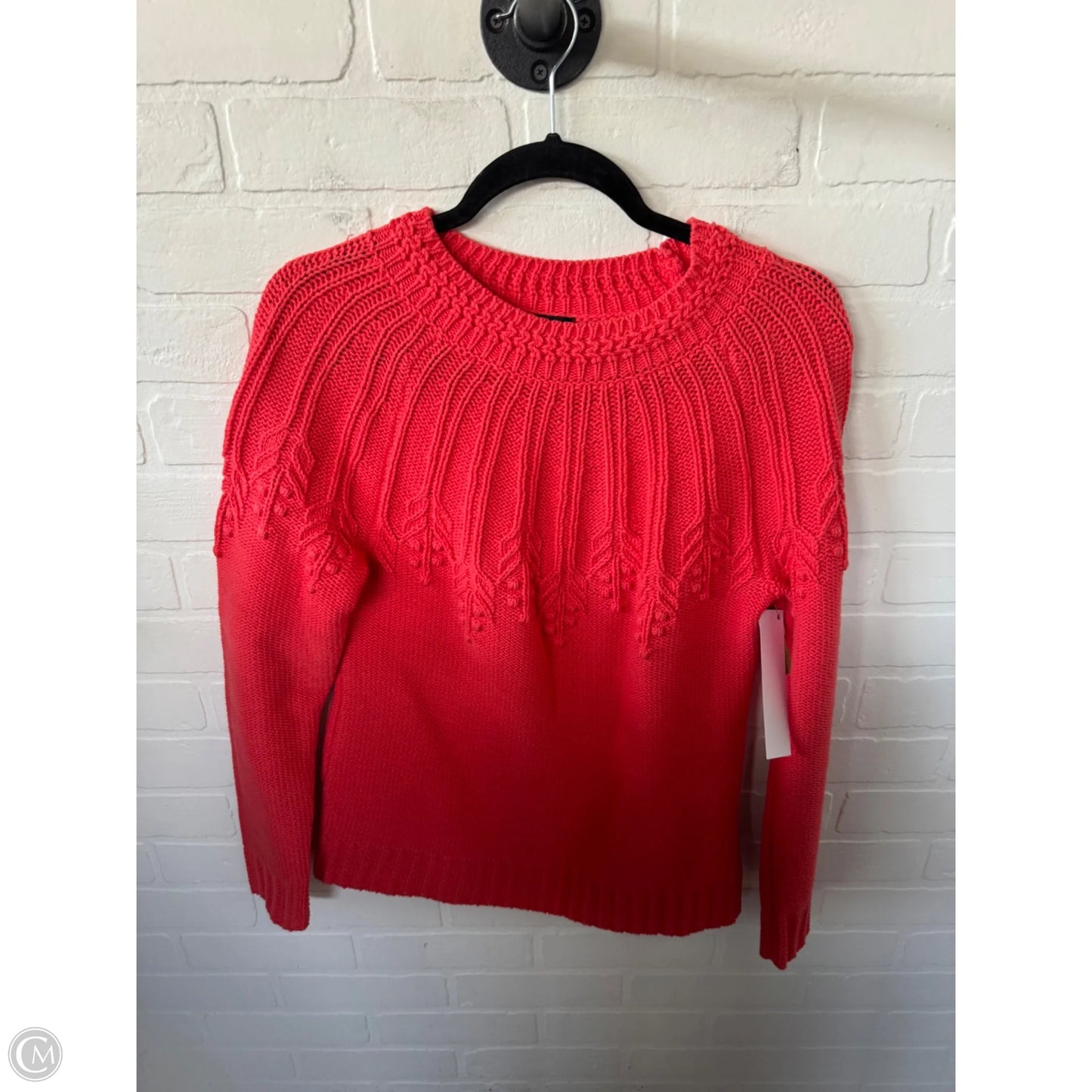 Sweater By Talbots In Orange, Size: S