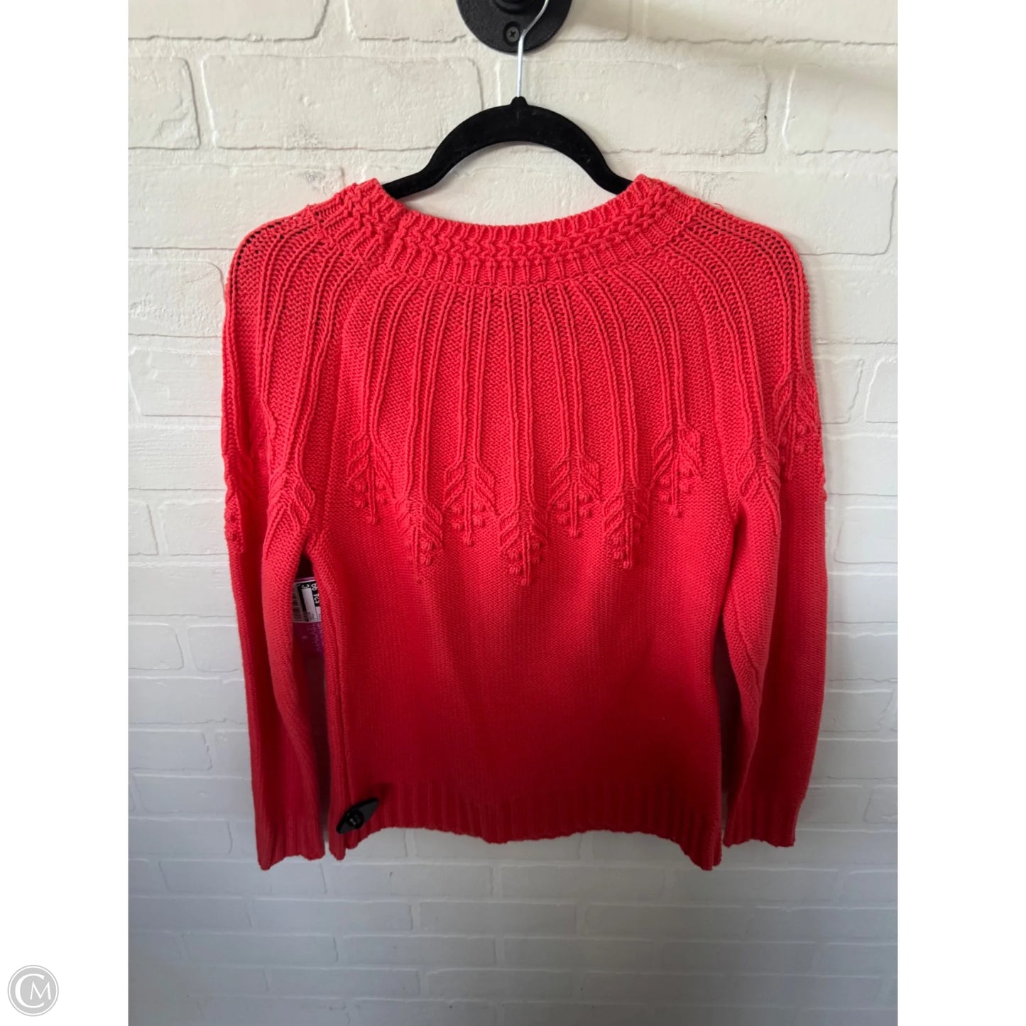 Sweater By Talbots In Orange, Size: S