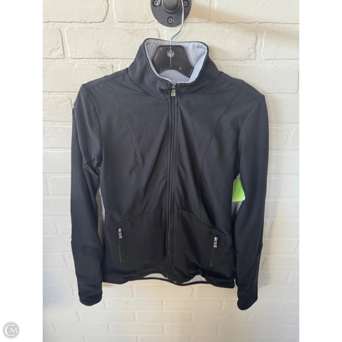 Athletic Jacket By Adidas In Black, Size: S
