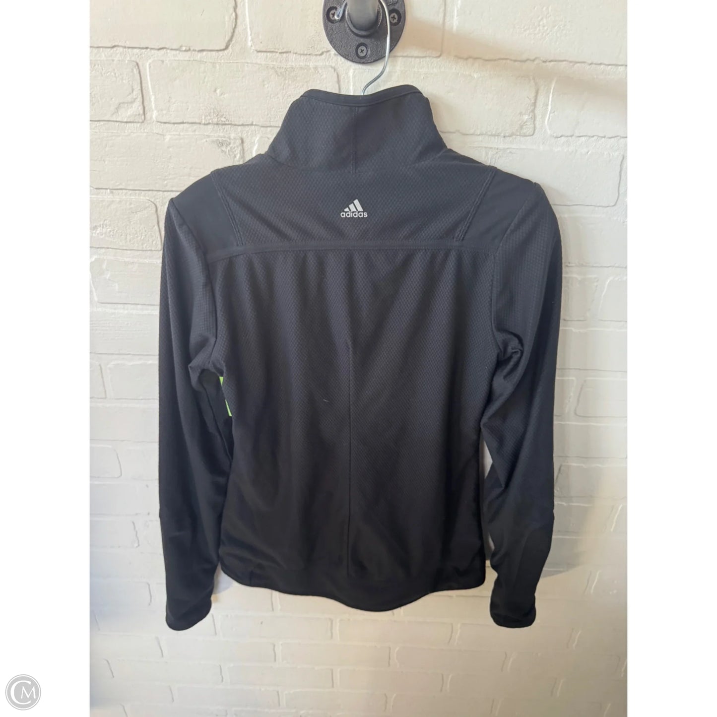 Athletic Jacket By Adidas In Black, Size: S
