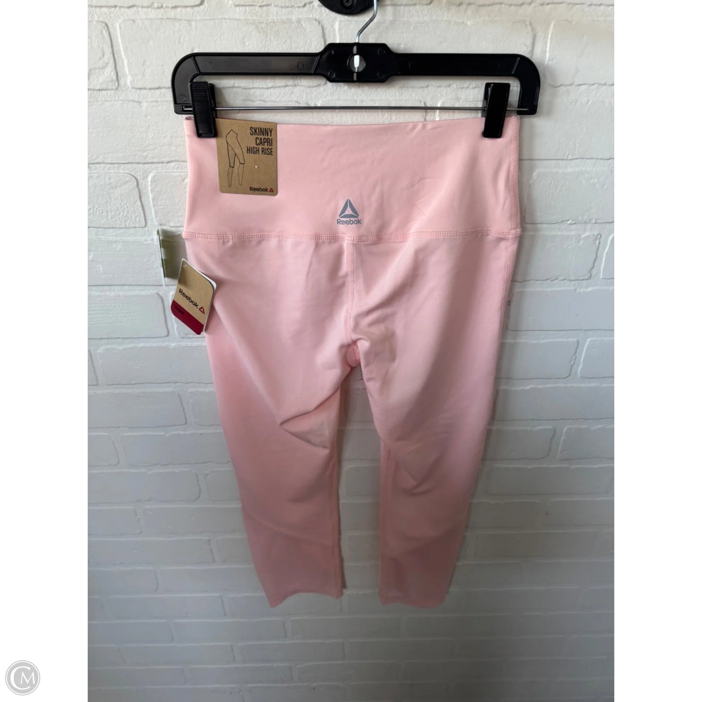 Athletic Capris By Reebok In Pink, Size: 4