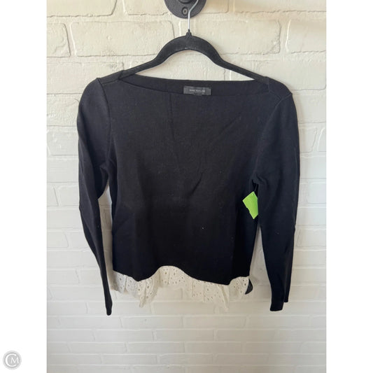 Sweater By Ann Taylor In Black & Blue, Size: Xs