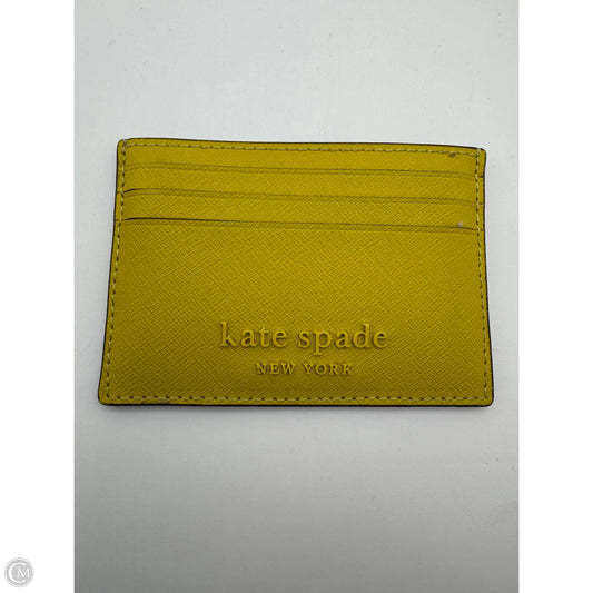 Id/card Holder Designer By Kate Spade, Size: Small