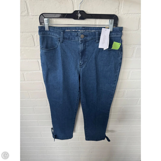 Capris By Chicos In Blue Denim, Size: 6