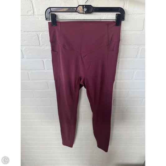 Athletic Leggings By Halara In Pink, Size: 8