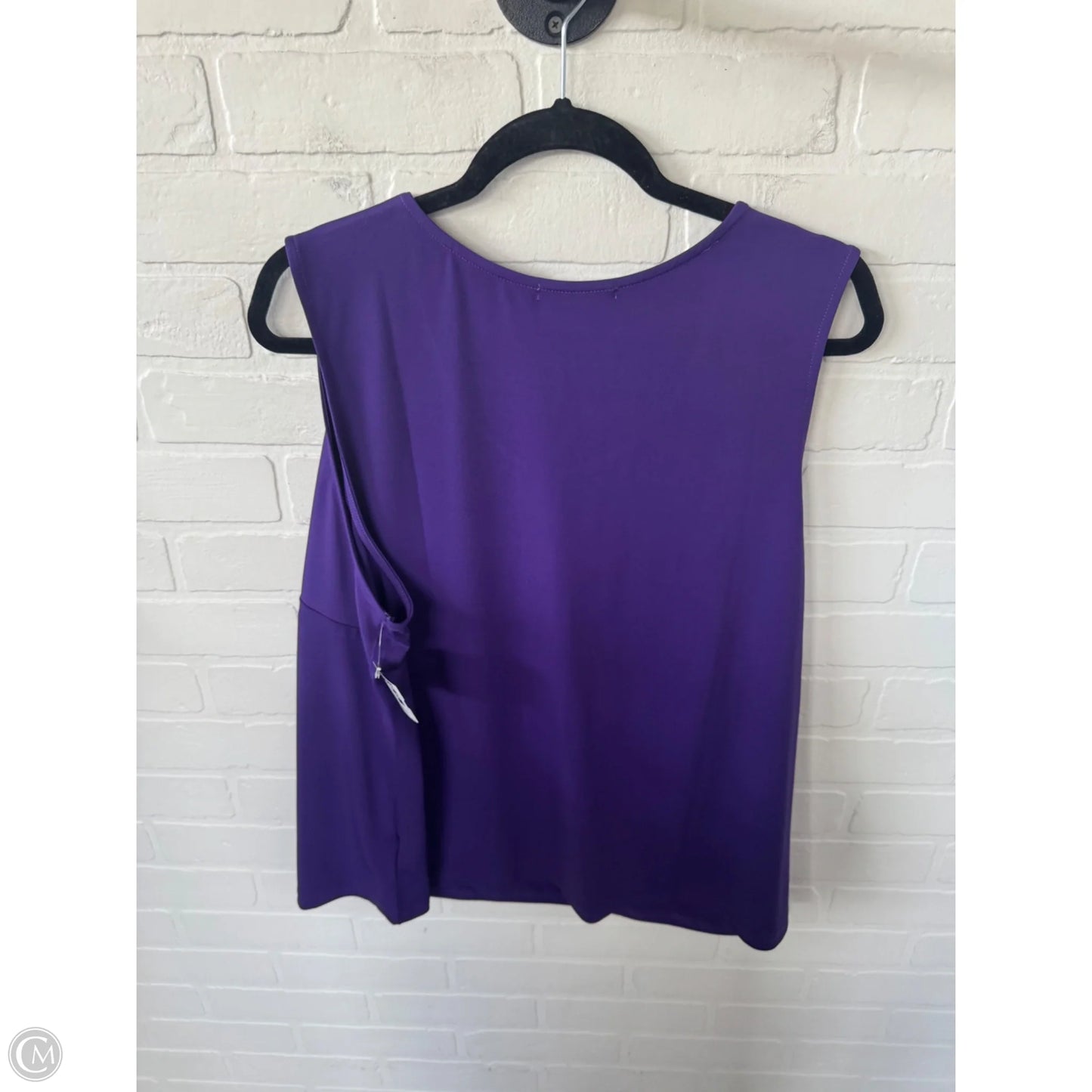Top Sleeveless By Jessica London In Purple, Size: 1x