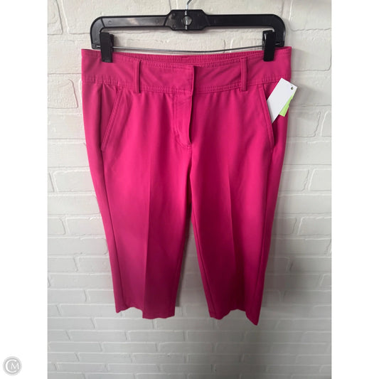 Athletic Capris By Pebble Beach In Pink, Size: 4