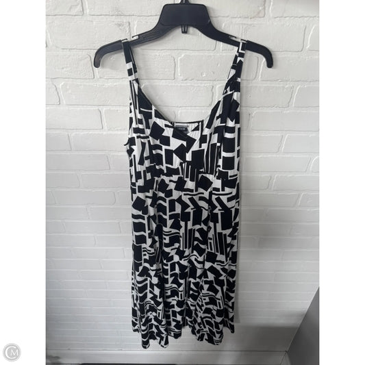 Dress Casual Midi By Torrid In Black & White, Size: Xl