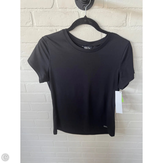 Athletic Top Short Sleeve By Eddie Bauer In Black, Size: M